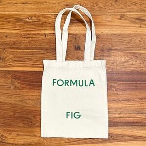 NWOT Formula Fig Small Tote Bag